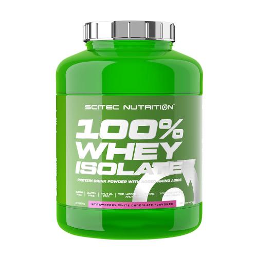 Scitec Nutrition 100% Whey Isolate (2000 g, Fresa con Chocolate Blanco)