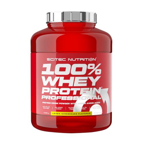 Scitec Nutrition 100% Whey Protein Professional (2350 g, Tarta de Queso con Limón)