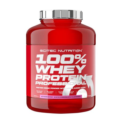 Scitec Nutrition 100% Whey Protein Professional (2350 g, Fresa con Chocolate Blanco)