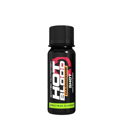 Scitec Nutrition Hot Blood Hardcore Shot (60 ml, Manzana Pera)