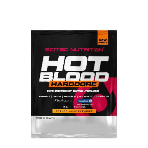 Scitec Nutrition Hot Blood Hardcore (25 g, Jugo de Naranja)