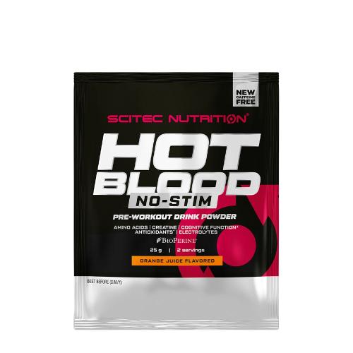 Scitec Nutrition Hot Blood No-Stim (25 g, Jugo de Naranja)