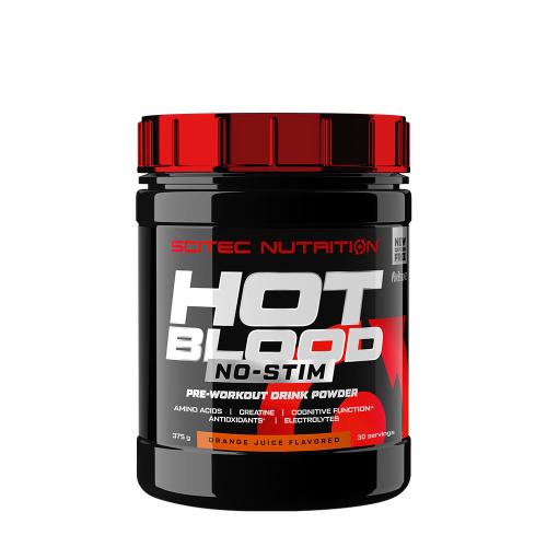 Scitec Nutrition Hot Blood No-Stim (375 g, Jugo de Naranja)