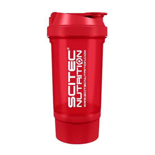 Scitec Nutrition Traveller Shaker (500 ml, Rojo)