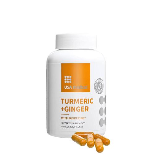 USA medical Turmeric+Ginger (60 Cápsula)