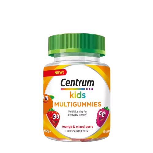 Centrum Kids Multigummies Orange & Mixed Berry (30 Gomitas, Naranja y Frutas del Bosque)