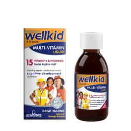 Vitabiotics Wellkid Multi-vitamin Liquid (150 ml, Naranja)