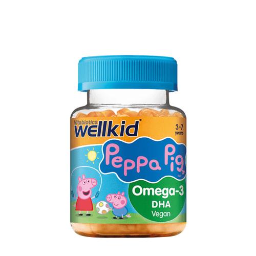 Vitabiotics Wellkid Peppa Pig Omega-3 DHA (30 Gomitas, Naranja)