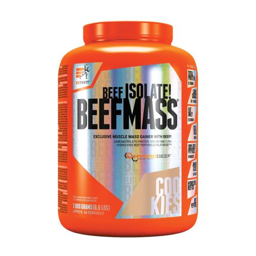 Extrifit Beefmass (3000 g, Galleta de Chocolate y Crema)