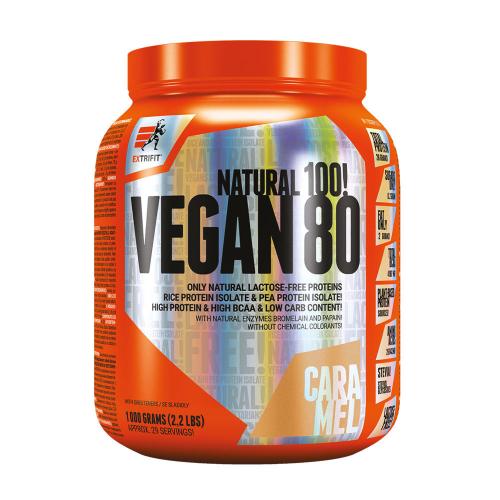 Extrifit Vegan 80 (1000 g, Caramelo)