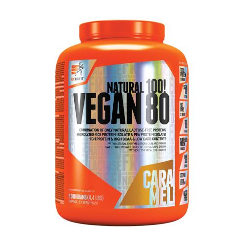 Extrifit Vegan 80 (2000 g, Caramelo)