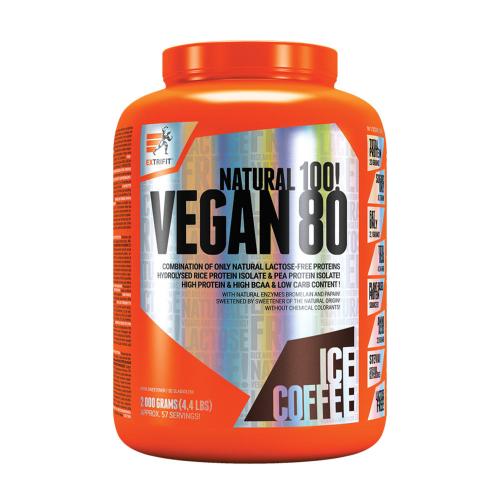 Extrifit Vegan 80 (2000 g, Café Helado)