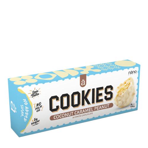 Nanosupps COOKIES - Protein Cookies (128 g, Coco, Caramelo y Avellanas)