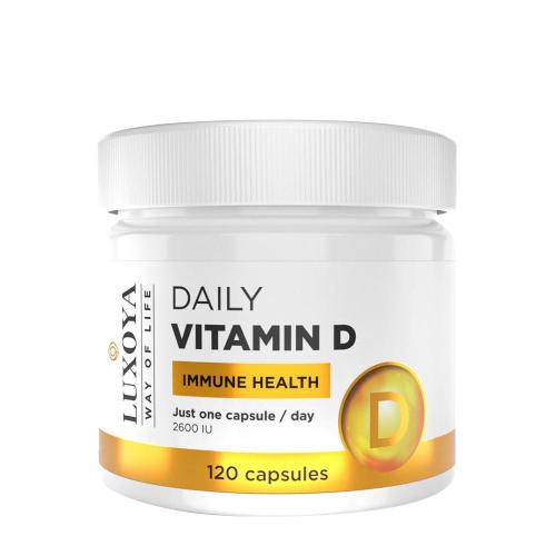 Luxoya Daily Vitamin D 2600 IU (120 Capsules)