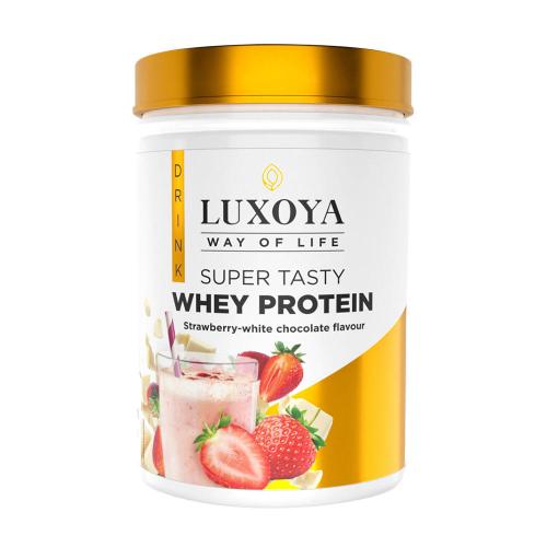 Luxoya Whey Protein - Premium Protein Drink - PET (450 g, Strawberry White Chocolate)