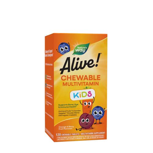 Nature's Way Alive!® Kids Chewable Multivitamin (120 Tableta masticable)