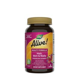   Nature's Way Alive!® Hair, Skin & Nails Gummies (60 Gomitas, Fresa)
