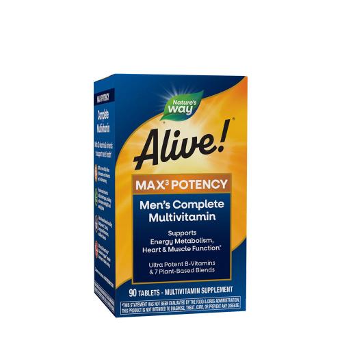 Nature's Way Alive!® Men’s Max3 Daily Multivitamin (90 Tableta)