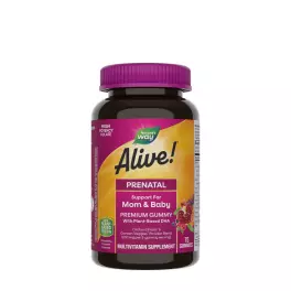   Nature's Way Alive!® Premium Prenatal Gummies (75 Gomitas, Fresa y Limón)