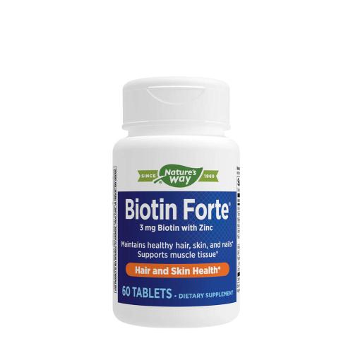 Nature's Way Biotin Forte® with Zinc (60 Tableta)