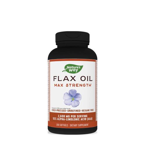 Nature's Way Flax Oil Max Strength (200 Cápsula blanda)