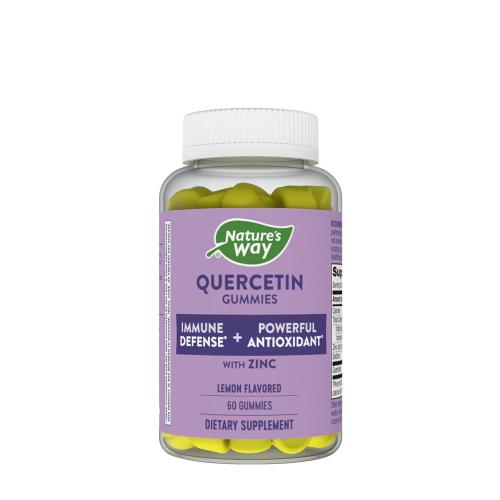 Nature's Way Quercetin Gummies with Zinc (60 Gomitas, Limón)