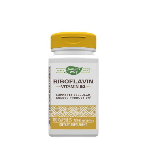 Nature's Way Riboflavin Vitamin B2 (100 Cápsula)