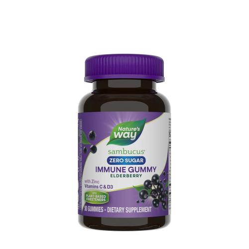 Nature's Way Sambucus Zero Sugar Immune Gummy (50 Gomitas)