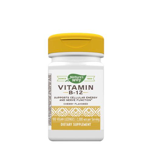 Nature's Way Vitamin B12 (100 Tableta para chupar, Cereza)