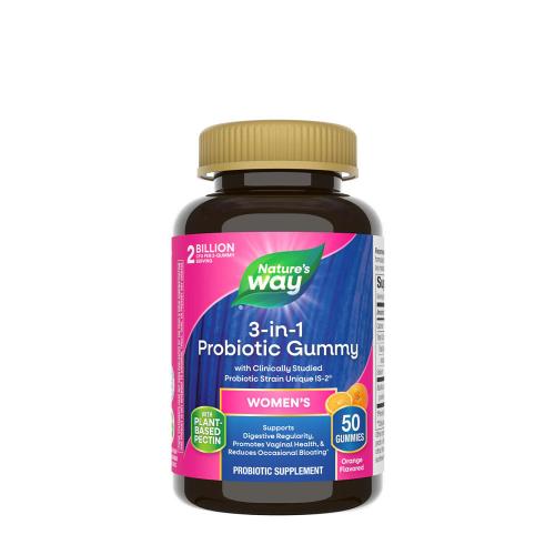 Nature's Way 3-in-1 Probiotic Women's Gummy (50 Gomitas)