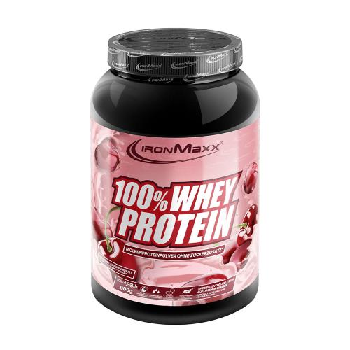 Ironmaxx 100% Whey Protein (900 g, Yogur de Cereza)