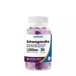   Nutricost Ashwagandha Gummies 1200 mg (60 Gomitas, Mezcla de Frutas del Bosque)