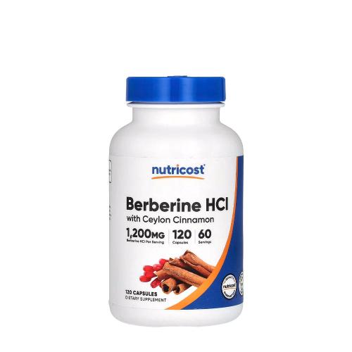 Nutricost Berberine HCl With Ceylon Cinnamon (120 Cápsula)