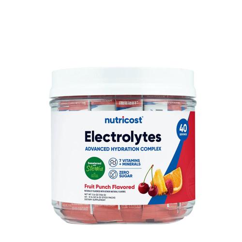 Nutricost Electrolytes Hydration Stick Packs (156 g, Ponche de Frutas)