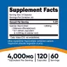 Nutricost Valerian Root 4,000 mg (120 Cápsula)