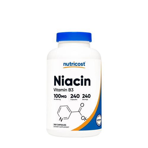 Nutricost Vitamin B3 Niacin 100 mg (240 Cápsula)