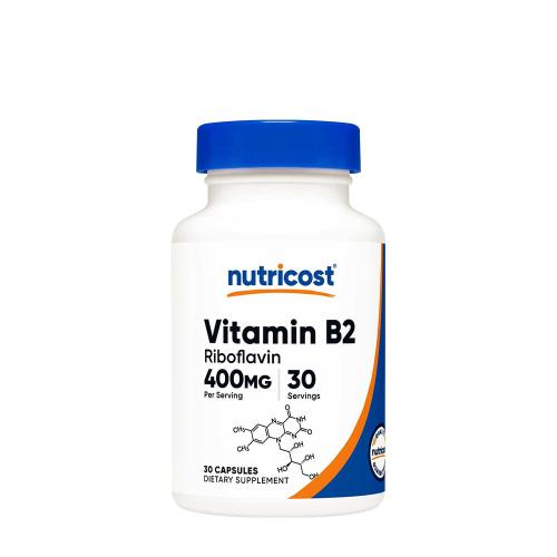 Nutricost Vitamin B2 Riboflavin 400 mg (30 Cápsula)