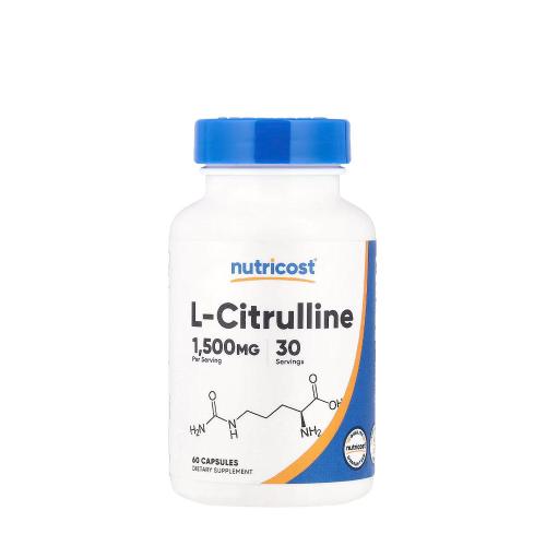 Nutricost L-Citrulline 1500 mg (60 Cápsula)