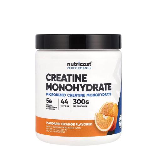 Nutricost Creatine Monohydrate Powder (300 g, Mandarina Naranja)