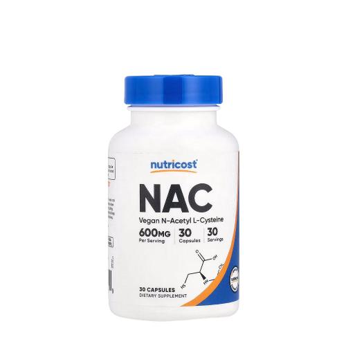 Nutricost N-Acetyl L-Cysteine (NAC) 600 mg (30 Cápsula)