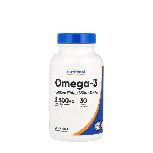 Nutricost Omega-3 2500 mg (90 Cápsula blanda)