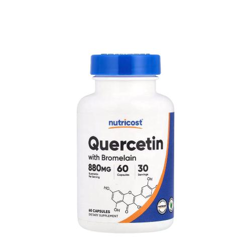 Nutricost Quercetin (With Bromelain) 880 mg (60 Cápsula)