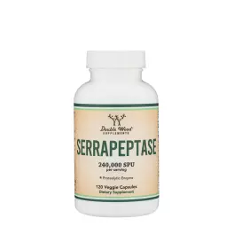 Double Wood Supplements Serrapeptase  (120 Cápsula)