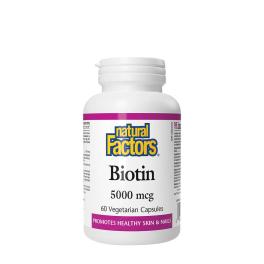 Natural Factors Biotin 5000 mcg (60 Veggie Cápsula)