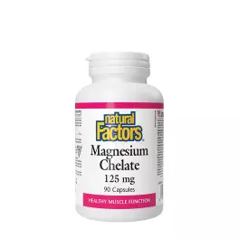 Natural Factors Magnesium Chelate 125 mg (90 Cápsula)