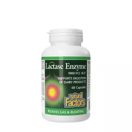 Natural Factors Lactase Enzyme (60 Cápsula)