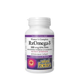   Natural Factors Women’s Complete RxOmega-3 300 mg EPA/DHA (60 Cápsula blanda)