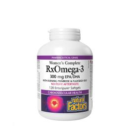   Natural Factors Women’s Complete RxOmega-3 300 mg EPA/DHA (120 Cápsula blanda)