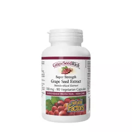   Natural Factors Super Strength Grape Seed Extract 100 mg (90 Cápsula)