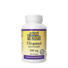   Natural Factors Ubiquinol Active CoQ10 100 mg (60 Cápsula blanda)